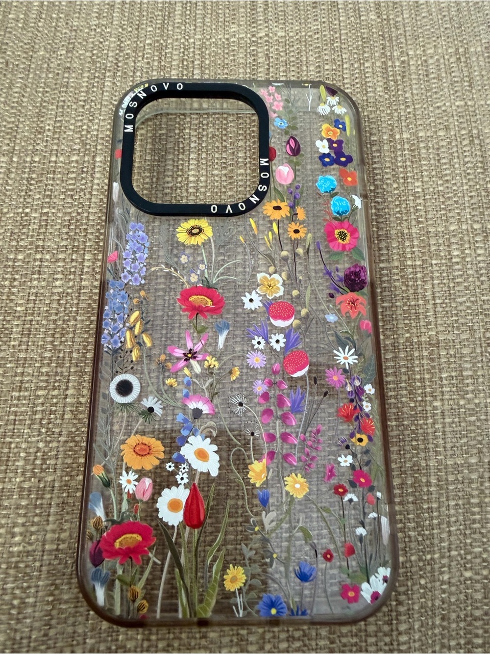 Mosnovo Clear Floral iPhone Case - Multicolor